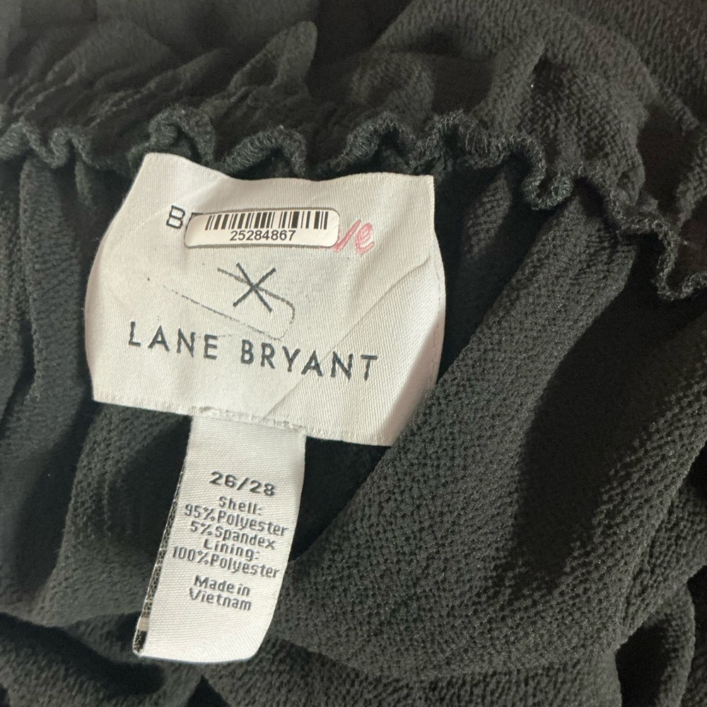 Lane Bryant Black Off-Shoulder Midi Dress - Picture 3 of 4